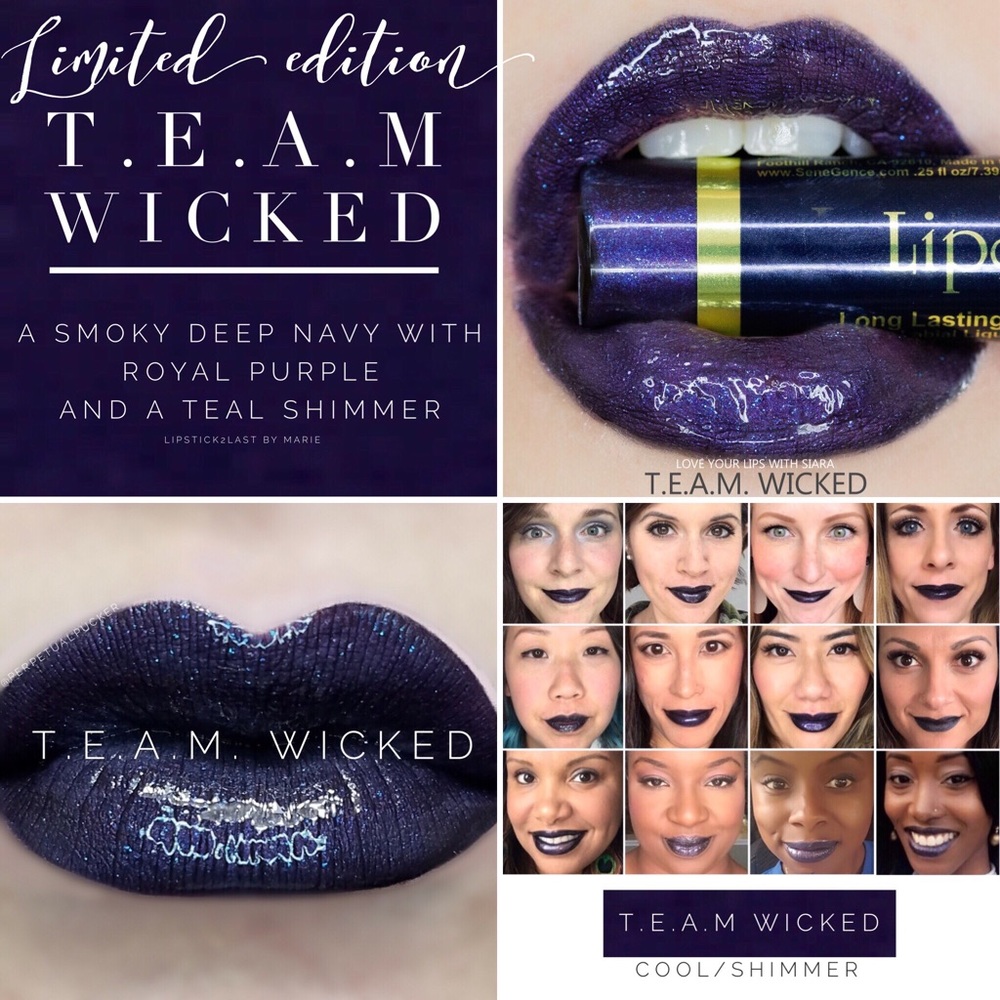 LipSense lip color in T.E.A.M. Wicked